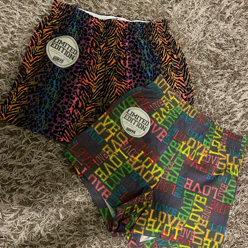 2 Brand New Bedtime Shorts (small, but has a lot of stretch)